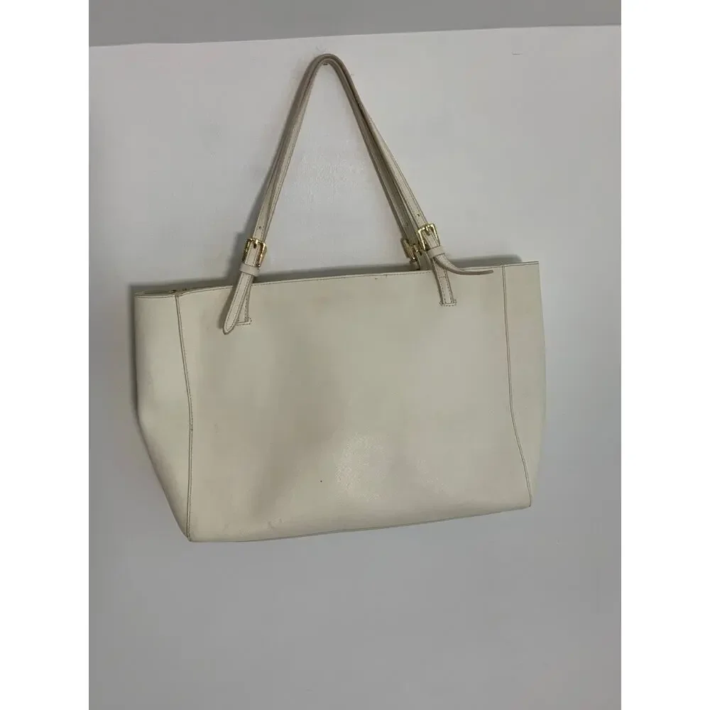 Tory Burch Cream‎ Large Leather shoulder bag